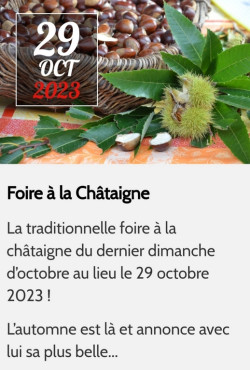 Fête de la Châtaigne 29/10/2023 Fête de la Châtaigne 29/10/2023